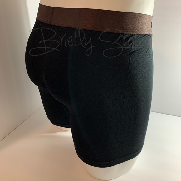 David Archy Bamboo Boxer Briefs - Black (M) - Picture 3 of 6